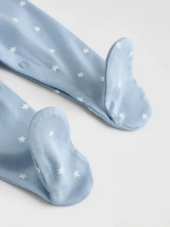 Babypakjes En Babypyjama's|Next Blauw - Set van 7 Baby Popper-slaappakjes (0mnd-2jr)