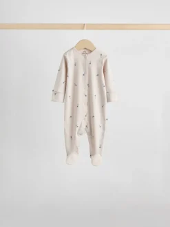Babypakjes En Babypyjama's|Next Blauw - Set van 7 Baby Popper-slaappakjes (0mnd-2jr)