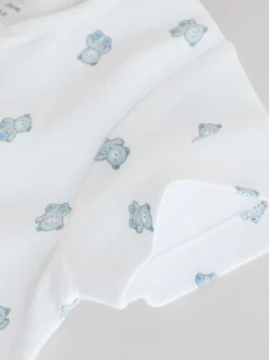 Rompertjes En Tuinbroeken*Next Blauw - Set van 3 babyrompertjes met rits (0 mnd-3 jr)
