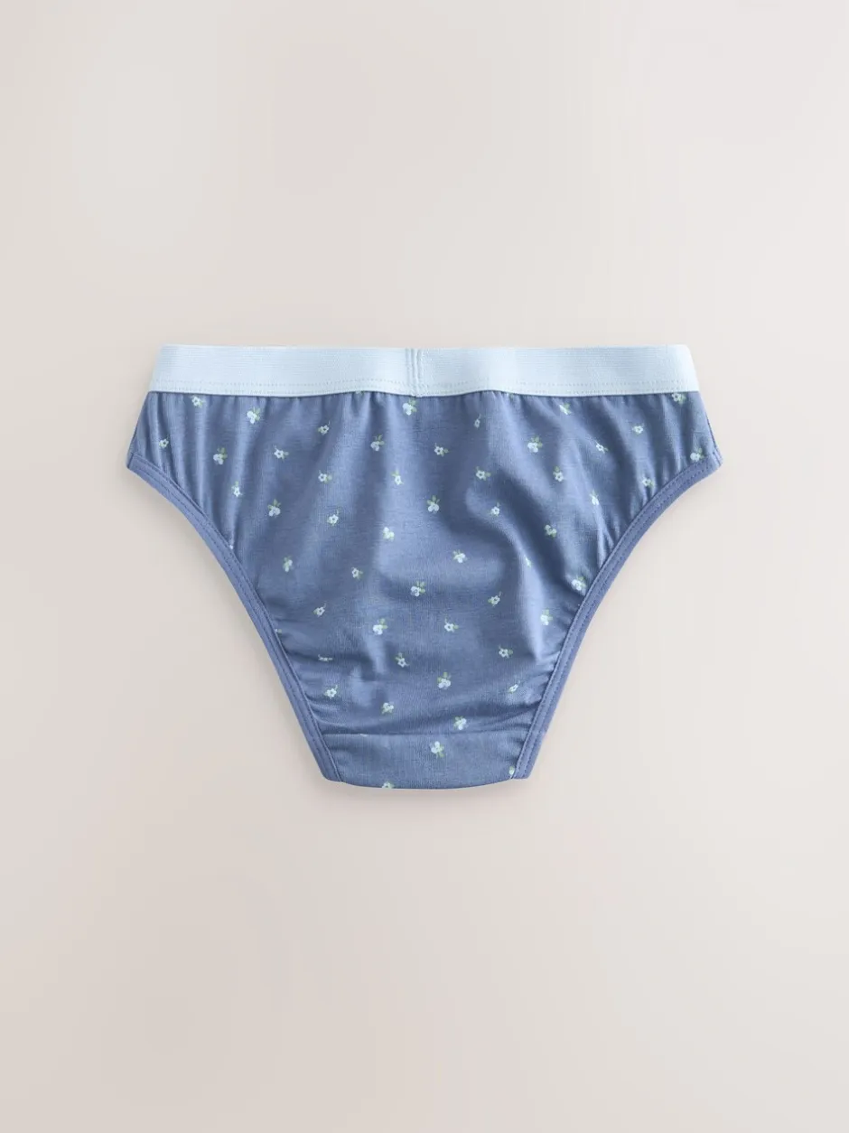 Alle Ondergoed|Next - Set van 5 Bikini Onderbroeken (1.5-16jr) Blauw