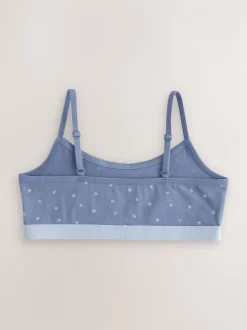 Alle Ondergoed*Next - Set van 3 crop tops (5-16 jr) Blauw