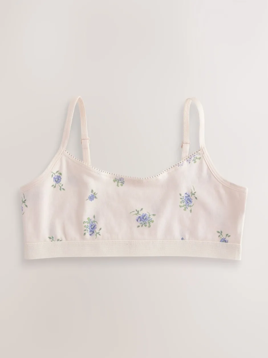 Alle Ondergoed*Next - Set van 3 crop tops (5-16 jr) Blauw
