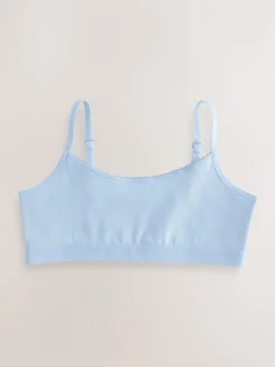 Alle Ondergoed*Next - Set van 3 crop tops (5-16 jr) Blauw