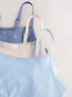 Alle Ondergoed*Next - Set van 3 crop tops (5-16 jr) Blauw
