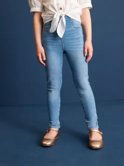 Jeans|Next - Set van 2 jeggings met elastische taille (3-16 jr) Blauw