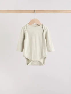Rompertjes En Hemdjes|Multipacks|Next Blauw - Set van 5 rompers met lange mouwen