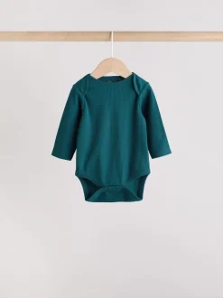 Rompertjes En Hemdjes|Multipacks|Next Blauw - Set van 5 rompers met lange mouwen