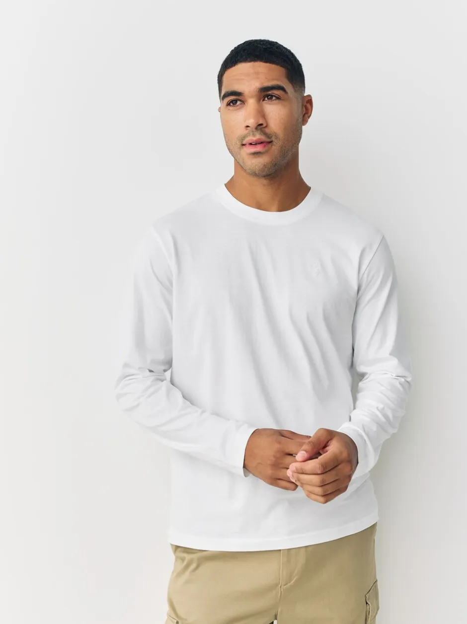 T-Shirts En Hemden|Next - Set van 4 T-shirts met lange mouwen Blauw