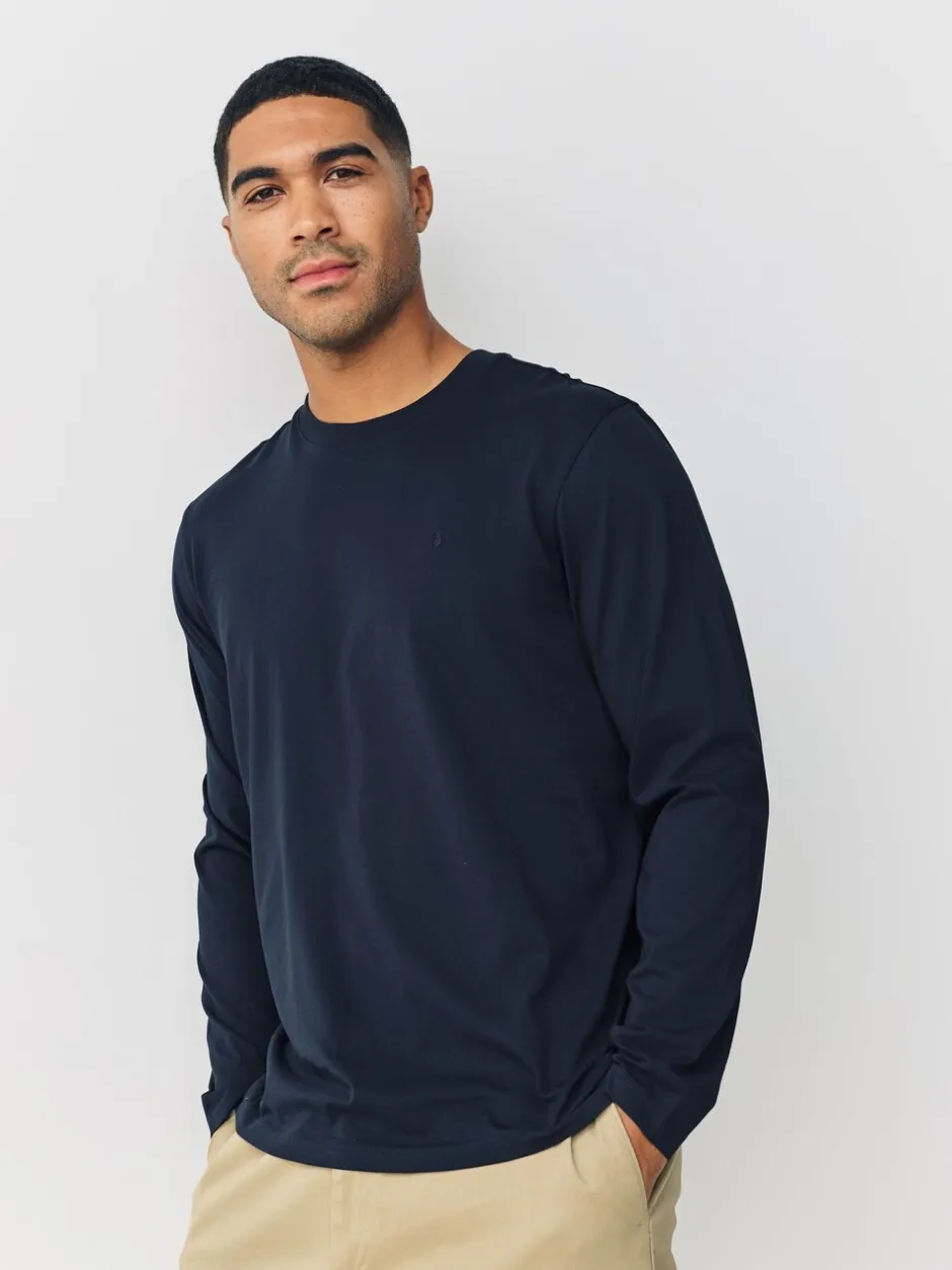 T-Shirts En Hemden|Next - Set van 4 T-shirts met lange mouwen Blauw
