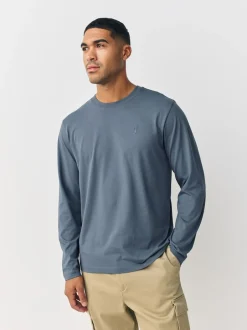 T-Shirts En Hemden|Next - Set van 4 T-shirts met lange mouwen Blauw