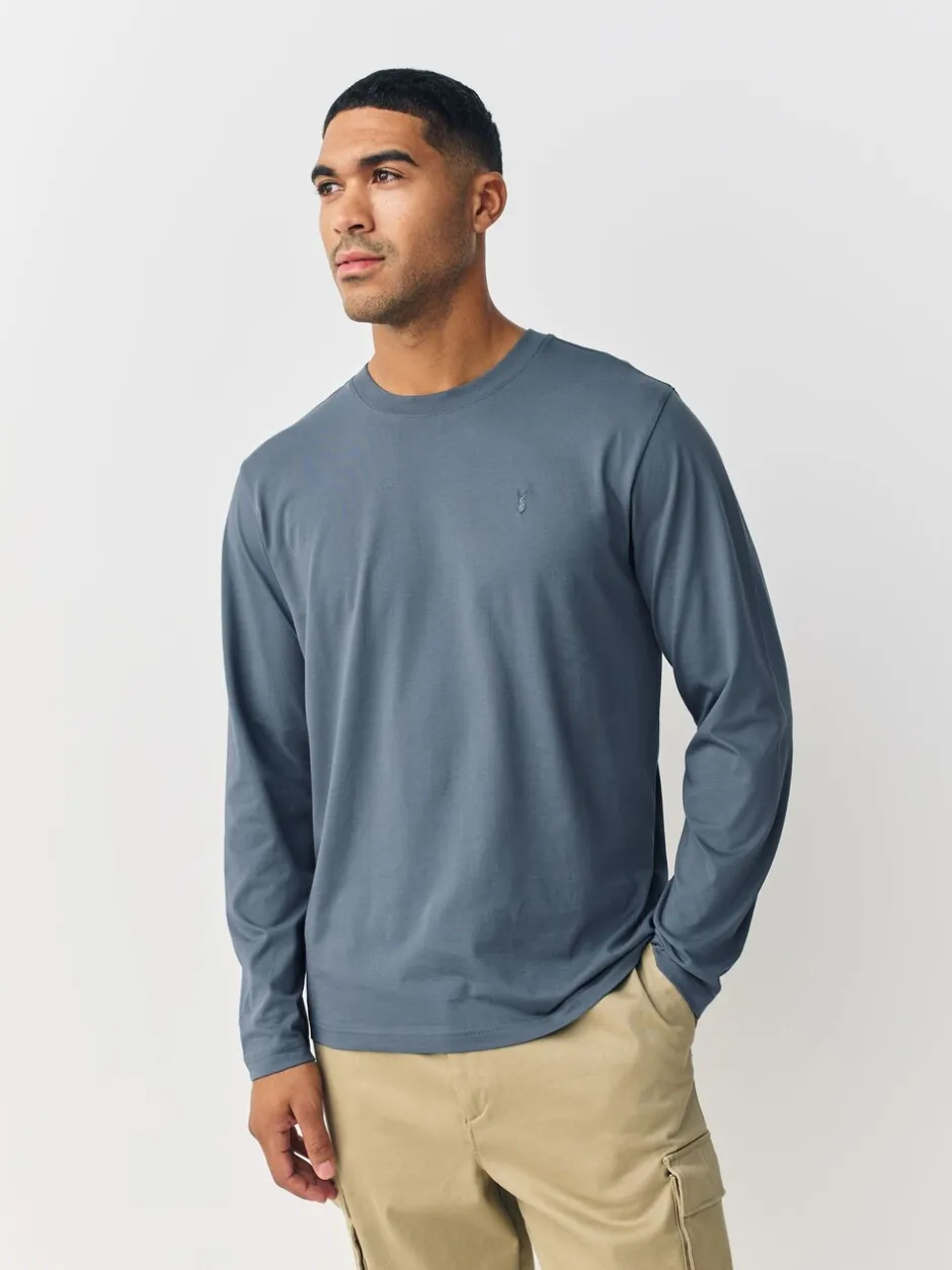T-Shirts En Hemden|Next - Set van 4 T-shirts met lange mouwen Blauw