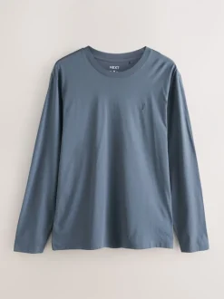 T-Shirts En Hemden|Next - Set van 4 T-shirts met lange mouwen Blauw