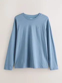 T-Shirts En Hemden|Next - Set van 4 T-shirts met lange mouwen Blauw
