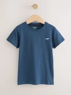 Tops|T-Shirts*Next Blauw - Set van 5 T-shirts met korte mouwen (3mnd-7jr)