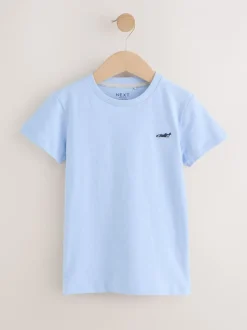 Tops|T-Shirts*Next Blauw - Set van 5 T-shirts met korte mouwen (3mnd-7jr)