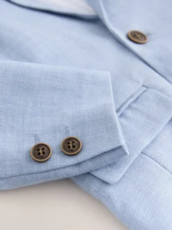 Sets En Combisets|Kostuums En Herenvesten*Next - Set van blazer, overhemd, broek en vlinderstrik (3mnd -9jr) Blauw