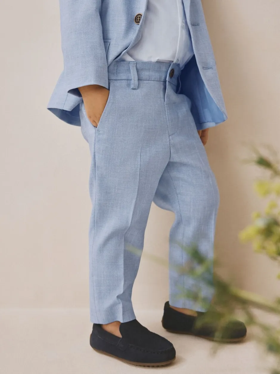 Sets En Combisets|Kostuums En Herenvesten*Next - Set van blazer, overhemd, broek en vlinderstrik (3mnd -9jr) Blauw