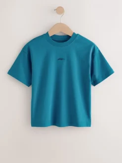 T-Shirts|Tops*Next - Short Sleeve Logo Chest Graphic T-Shirts 4 Pack (3-16yrs) Blauw