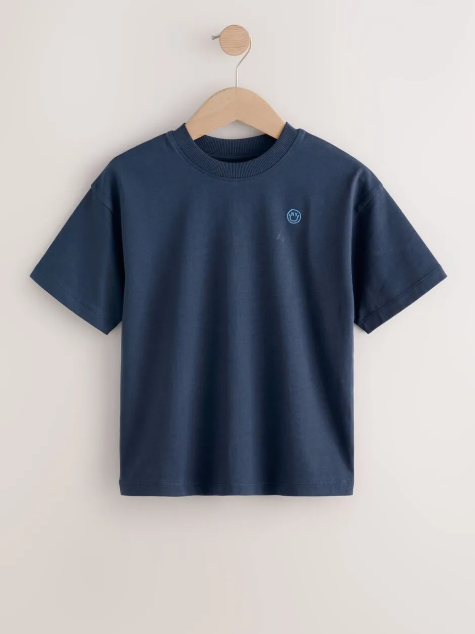 T-Shirts|Tops*Next - Short Sleeve Logo Chest Graphic T-Shirts 4 Pack (3-16yrs) Blauw