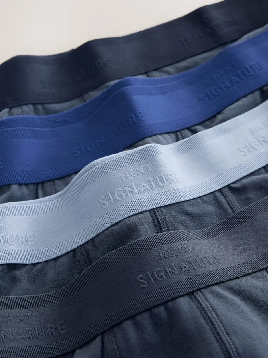 Ondergoed|Ondergoed|Next Blauw - Signature Comfort Boxers
