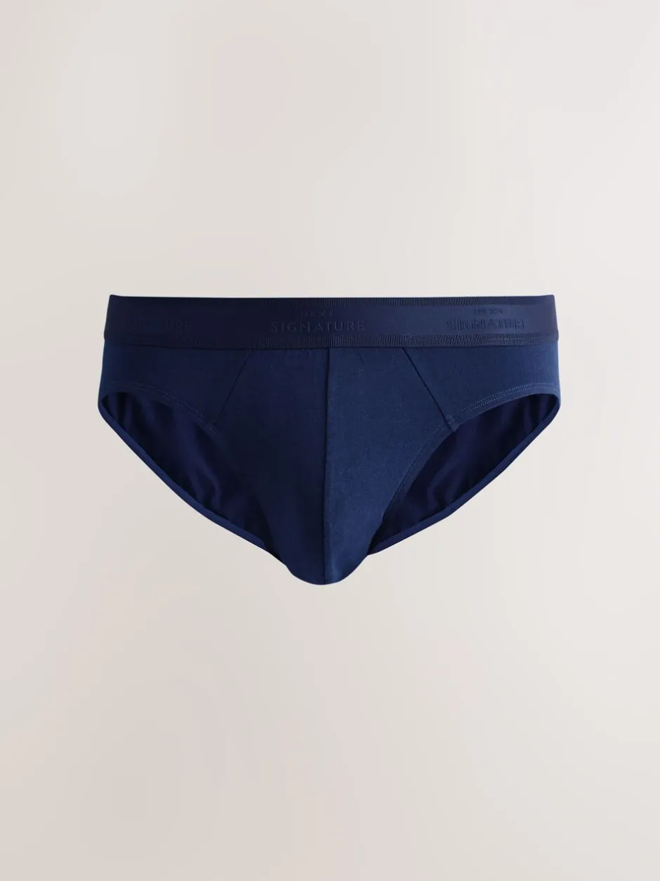 Ondergoed|Ondergoed*Next Blauw - Signature Comfort Blues Boxers 4 Pack