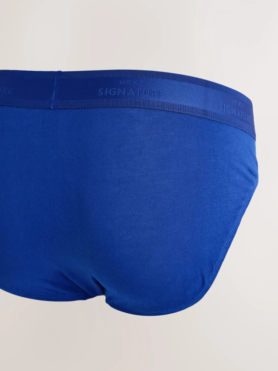 Ondergoed|Ondergoed*Next Blauw - Signature Comfort Blues Boxers 4 Pack