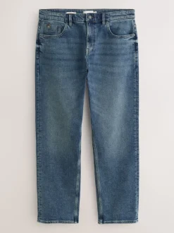 Jeans*Next - Signature geborstelde behaaglijke denim jeans met wol Blauw