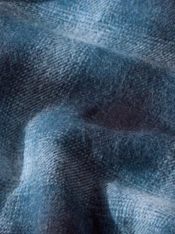 Formele Overhemden|Shirts*Next Blauw - Signature Ruit overhemd met Lange mouwen