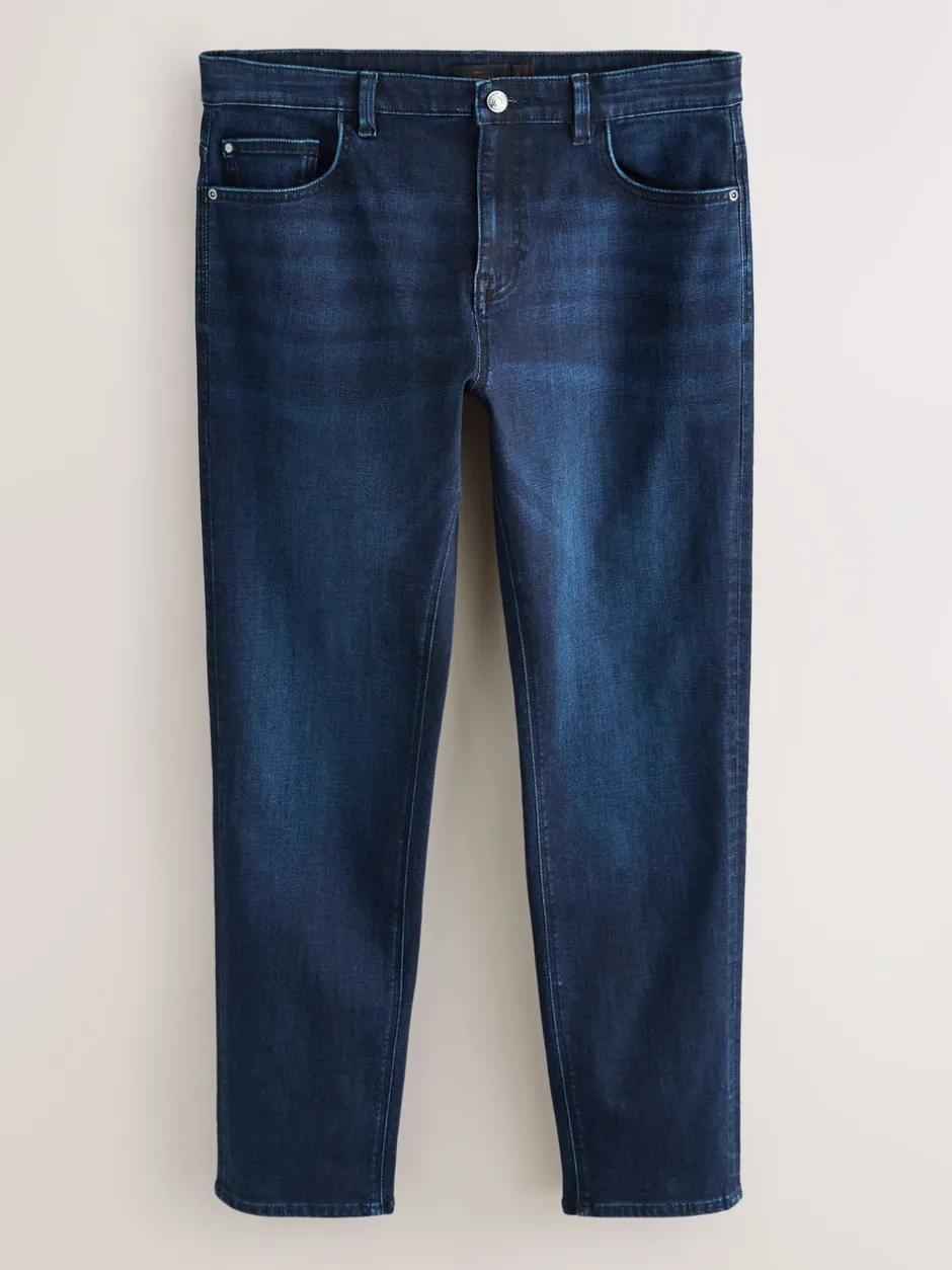 Jeans|Next - Signature ultra zacht aanvoelende jeans Blauw