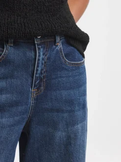 Jeans|Simply Be - Smart Tapered Barrel Jeans Blauw