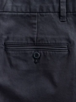 Broeken En Chino's|Next - Single Pleated Stretch Chinos Trousers Blauw