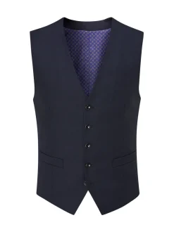Vesten|Skopes - Farnham gilet single breasted Blauw