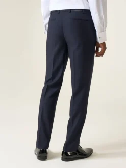 Smokings En Feestkleding*Skopes - getailleerd Newman-kostuum met ruit: pantalon Blauw
