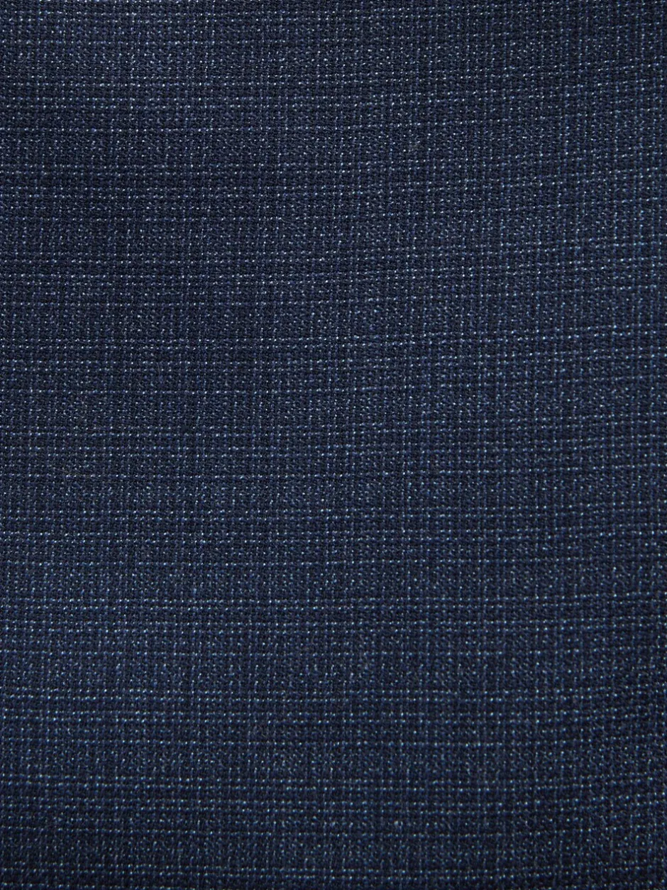 Pakken|Next - Slim Fit - Colbert van wolmix met textuur Blauw
