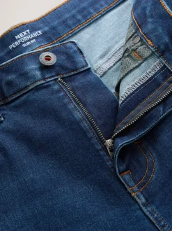 Jeans|Next Blauw - Slim Fit - Motionflex jeans