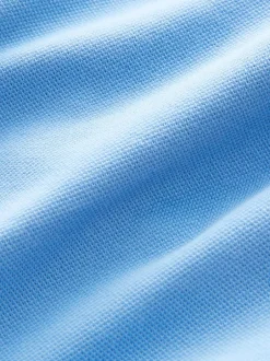 Poloshirts|Next Blauw - Slim Fit - Piqué poloshirt met korte mouwen