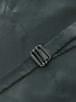 Vesten|Next Blauw - Slim fit gestructureerd flanellen Pakgilet