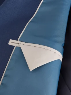 Pakken|Next - Slim fit Jack van wol Blend Motionflex Pak Blauw