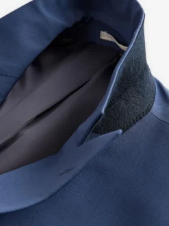 Pakken|Next - Slim fit Jack van wol Blend Motionflex Pak Blauw