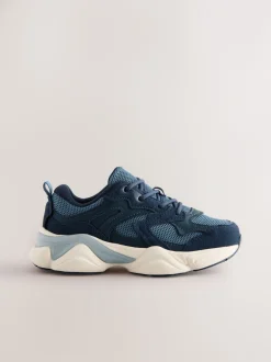 Sneakers|Next - Sneakers met veters Blauw