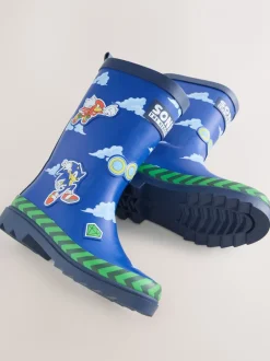 Laarzen*Next Blauw - Sonic Rubber Wellies