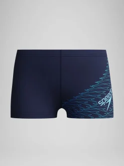 Badkleding*Speedo - Medley Logo Aqua Swim Shorts Blauw