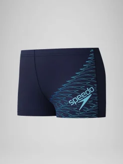 Badkleding*Speedo - Medley Logo Aqua Swim Shorts Blauw