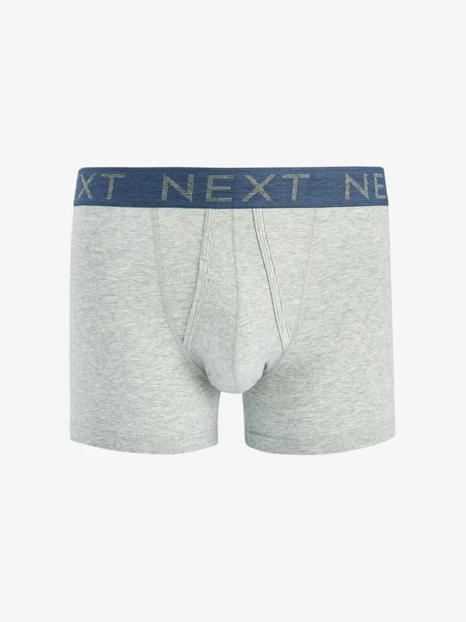Ondergoed|Ondergoed*Next Blauw - Standaard - 10 Boxershorts zonder plooi