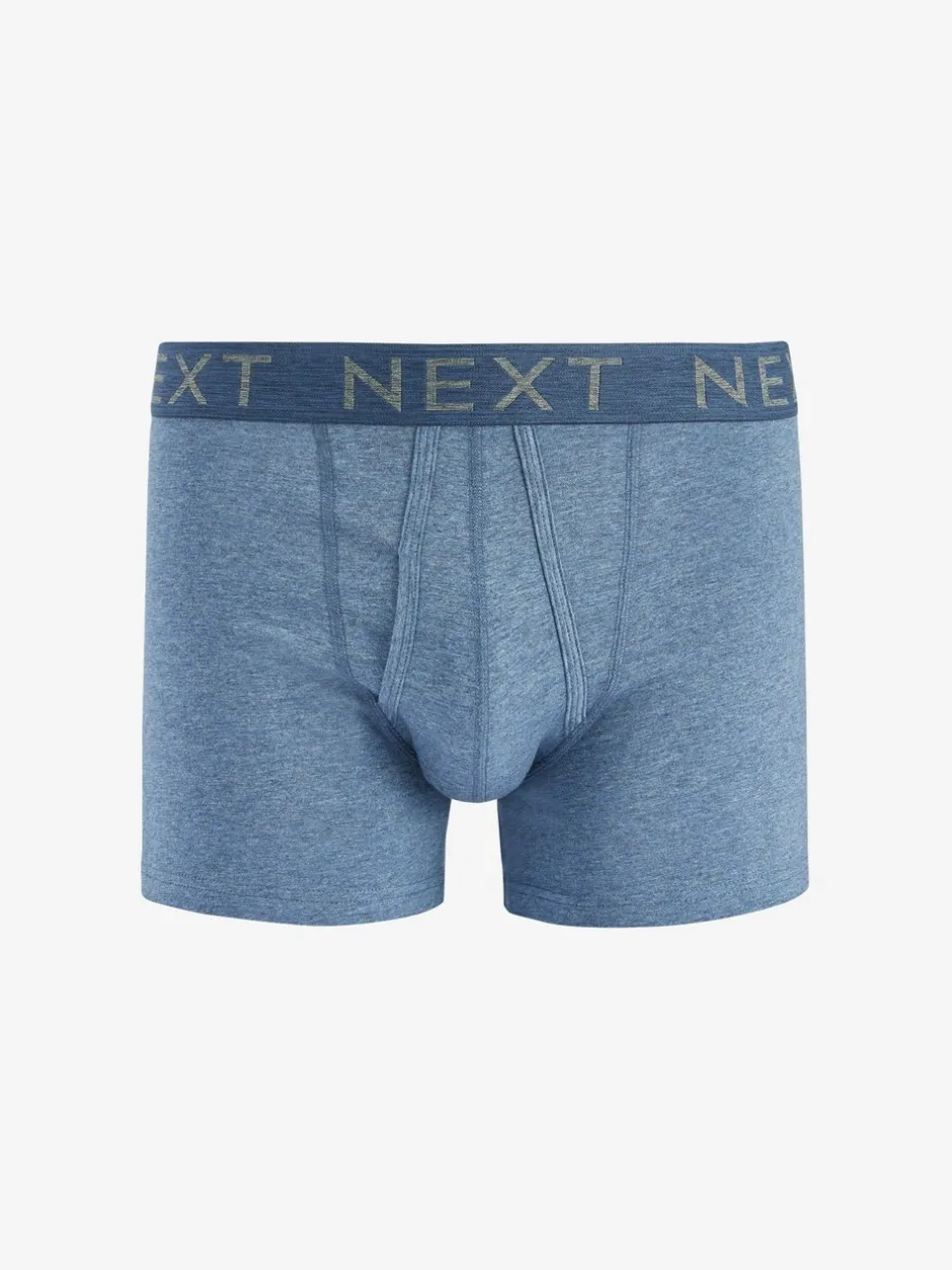 Ondergoed|Ondergoed*Next Blauw - Standaard - 10 Boxershorts zonder plooi