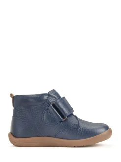 Boots*Start Rite - Totter leren laarzen met ripbies Blauw