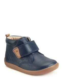Boots*Start Rite - Totter leren laarzen met ripbies Blauw
