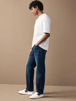 Jeans*Next Blauw - Straight fit - Motionflex jeans