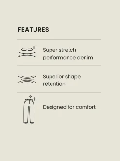 Jeans*Next Blauw - Straight fit - Motionflex jeans