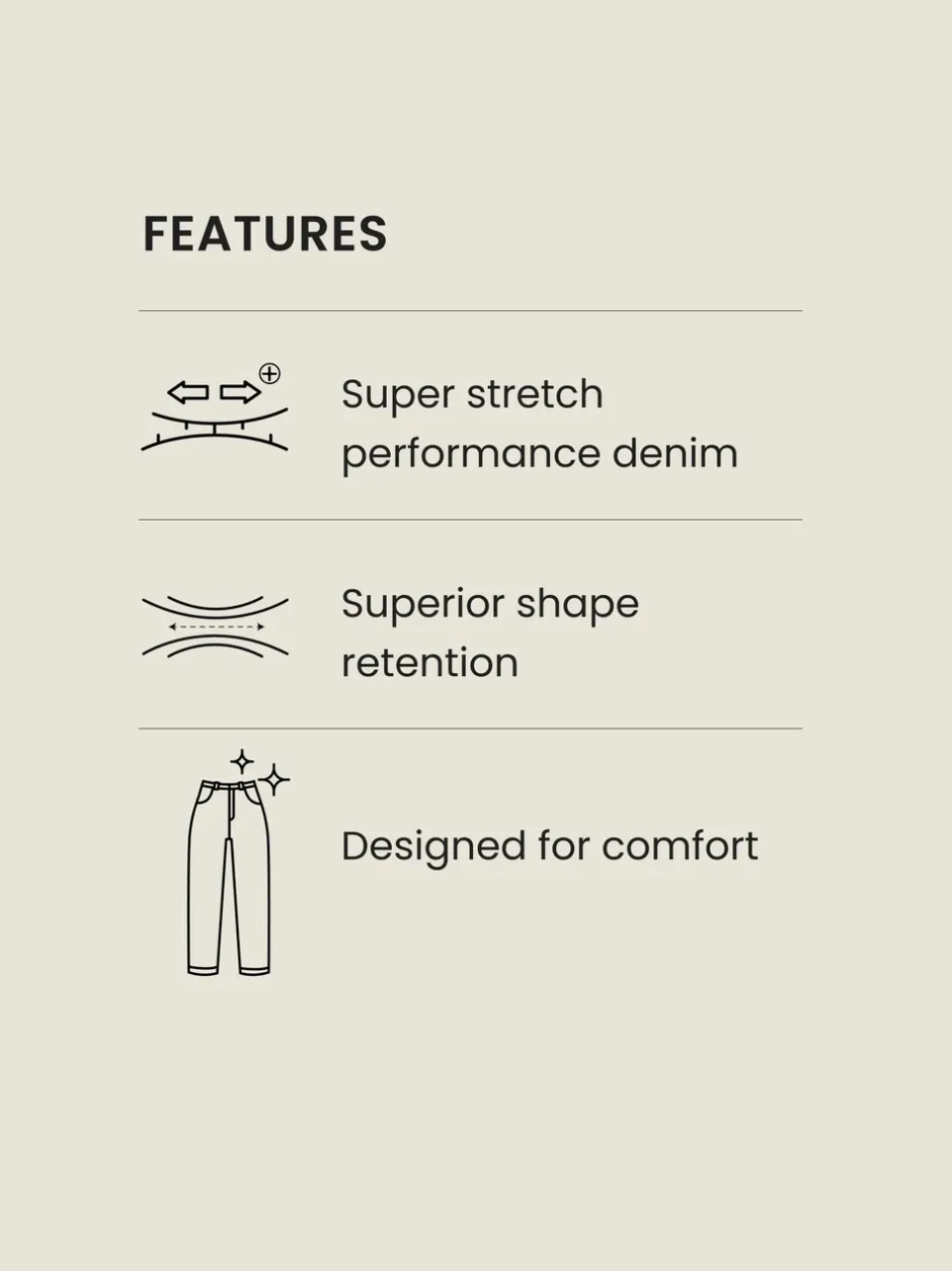 Jeans*Next Blauw - Straight fit - Motionflex jeans